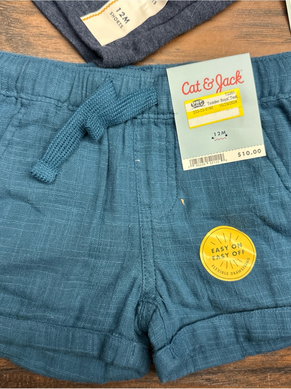 Cat & Jack Baby Boys Lot of 2 Shorts Size 12 Months NEW <<<409>>>>> - Picture 2 of 6